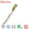 E308860 UL Tipo Barred Copper Stranded CM 4 Pair 26AWG 30V 80°C PVC Jacket CAT5E SFTPable